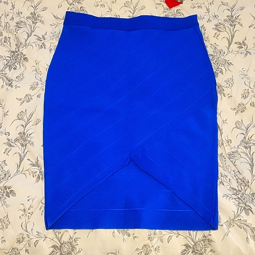 Blue bodycon/bandage skirt from Akira size M